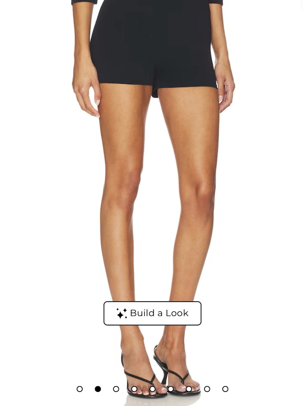 SKIMS High-Waist Black Shorts